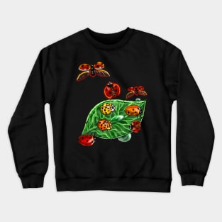 A group of lady bugs is called a loveliness Crewneck Sweatshirt